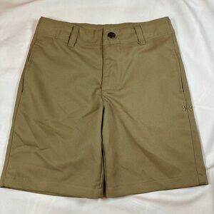 Under Armour Boys Tan Performance Golf Shorts